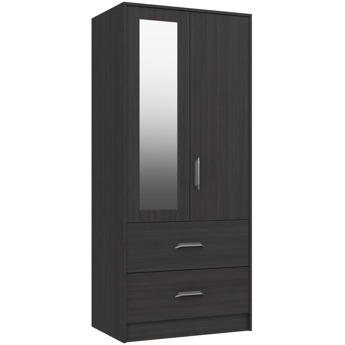 Marlow 2 Drawer Combi Wardrobe With Mirror