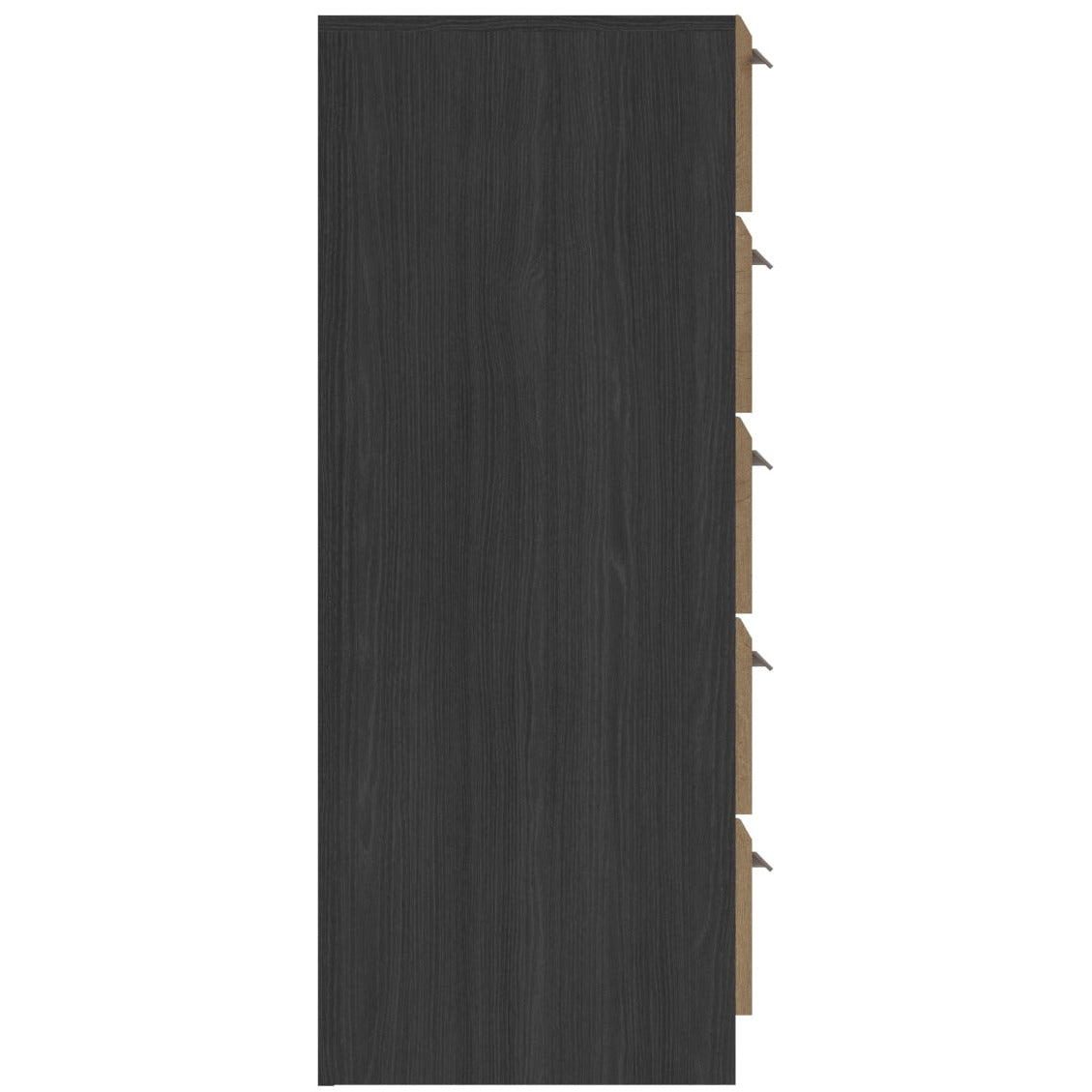 Waterfall 5 Drawer Chest Graphite and Oak