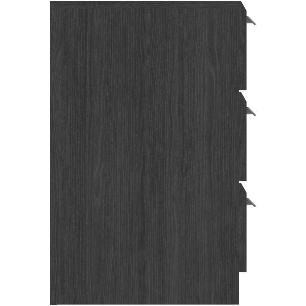Waterfall 3 Drawer Chest of Drawers Graphite