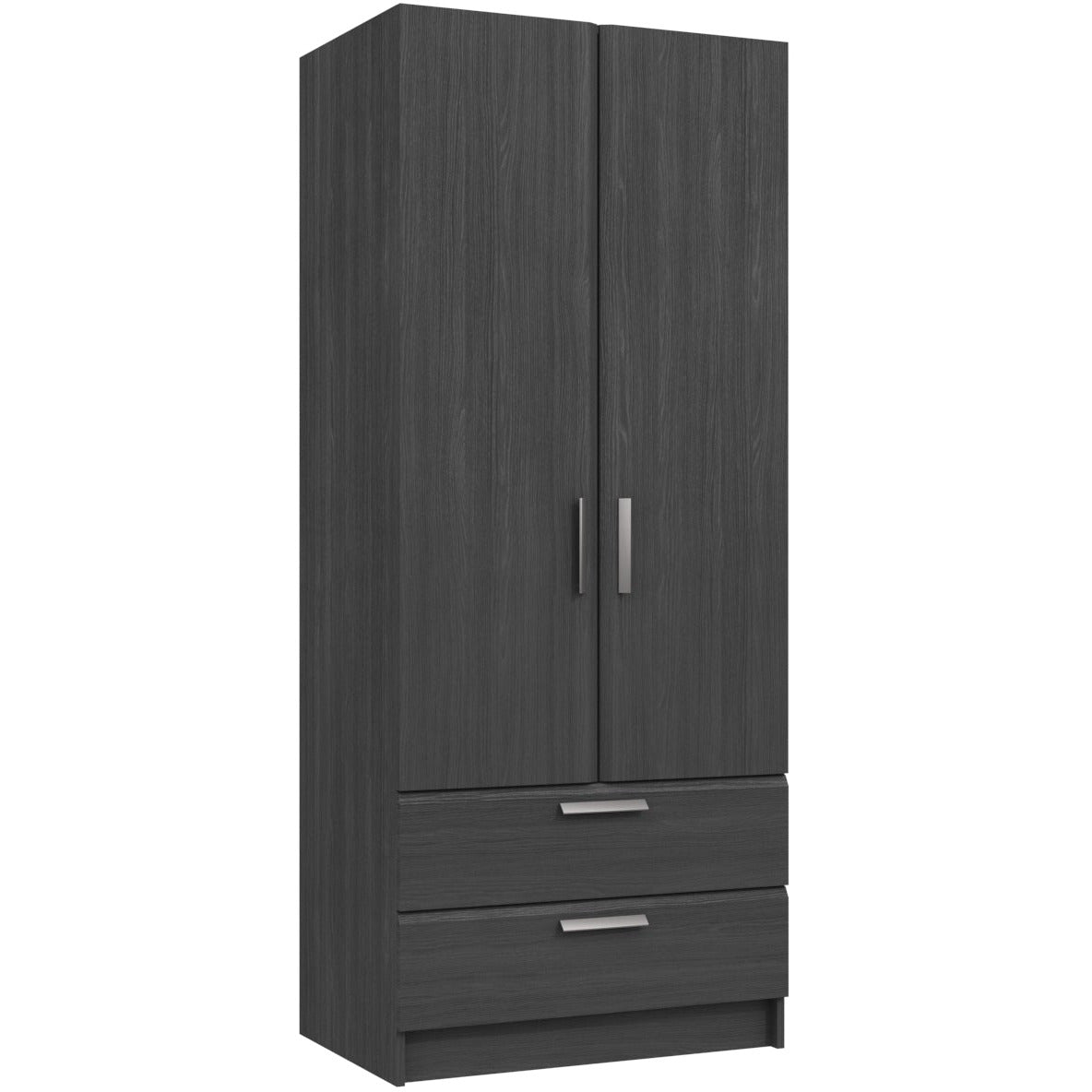 Waterfall 2 Door gents Wardrobe Graphite