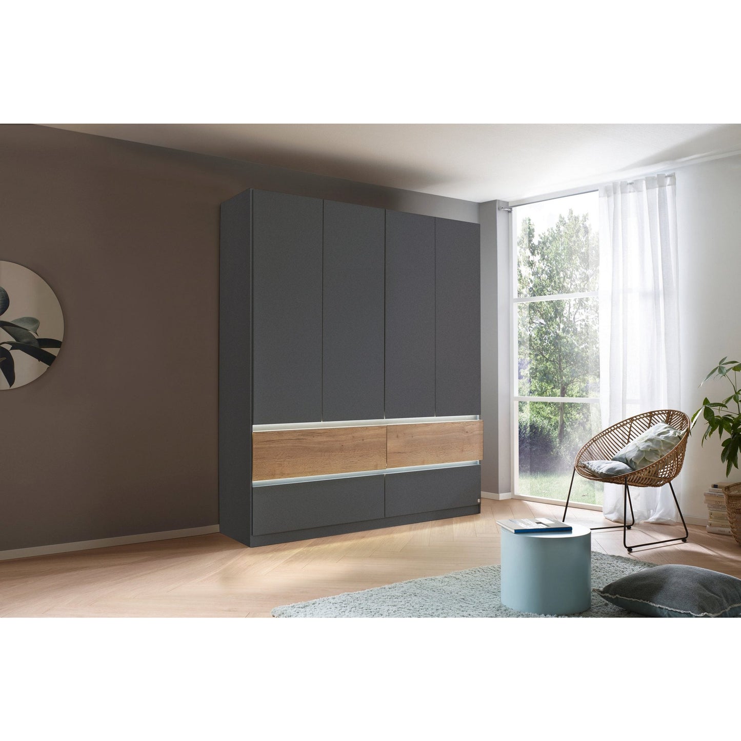 Rauch Winnipeg Wardrobe Matt finish no mirror
