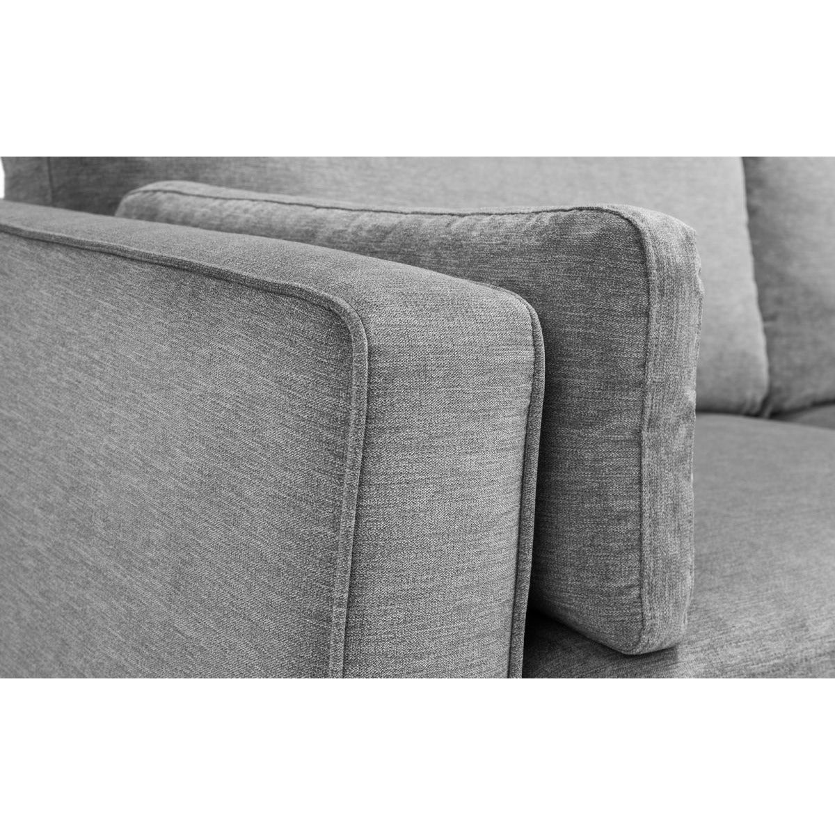 Hayward 2 Seater Sofa Grey Chenille