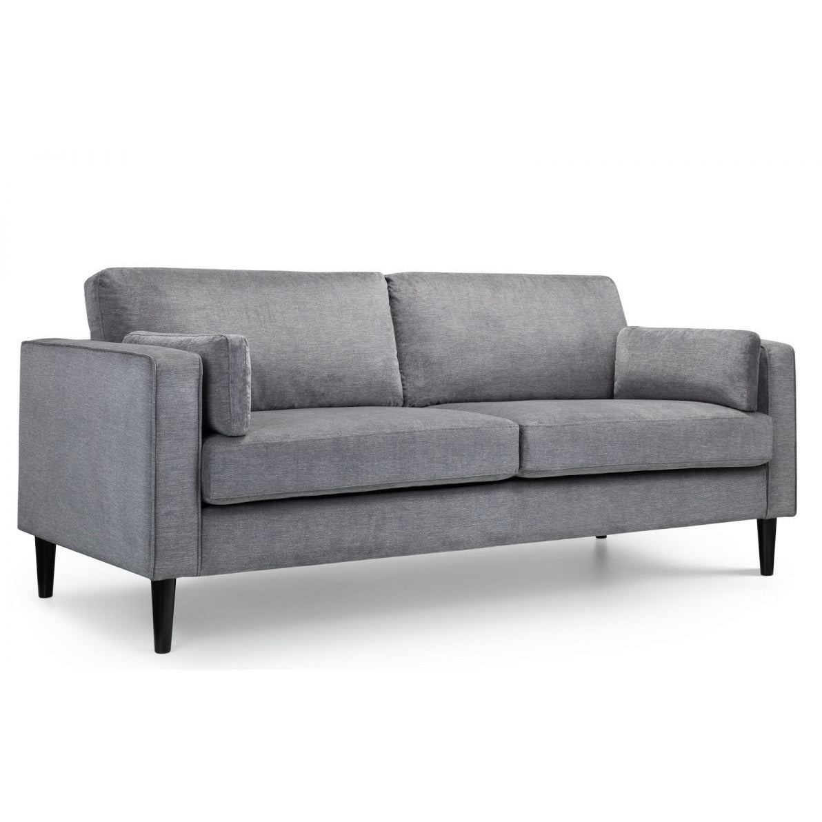 Hayward 3 Seater Sofa Grey Chenille