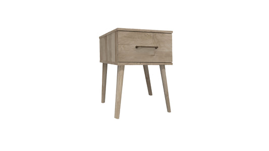 Oakleigh Single Drawer Bedside Table on Legs