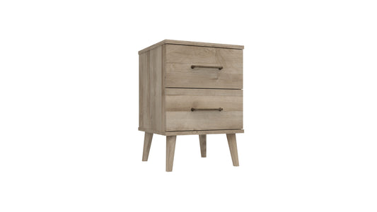 Oakleigh 2 Drawer Bedside Table on Legs