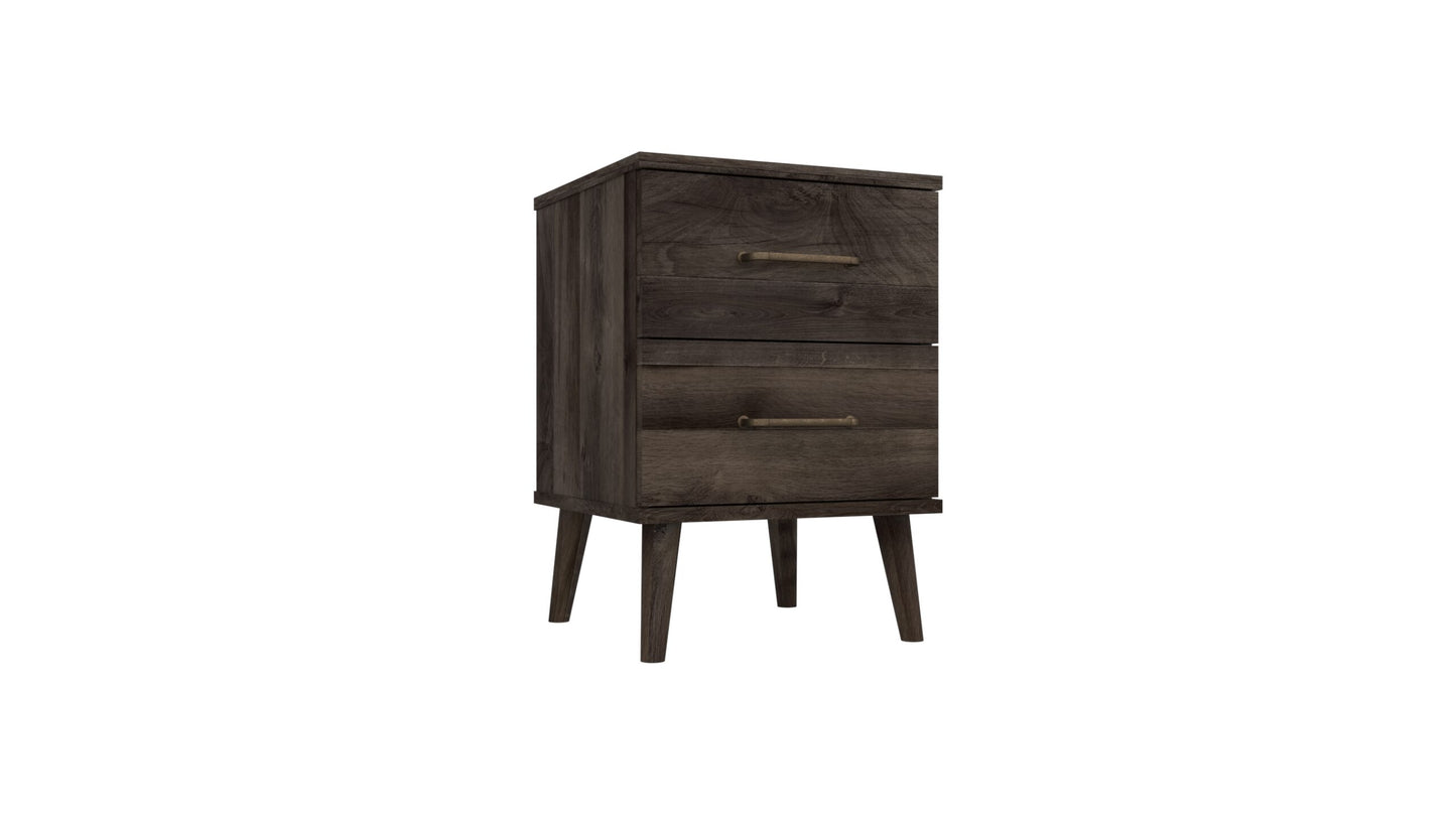 Oakleigh 2 Drawer Bedside Table on Legs