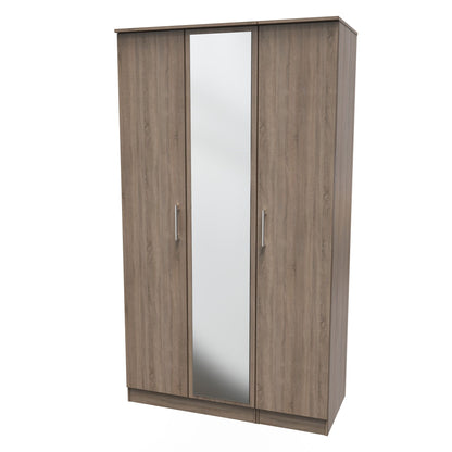 Devon Triple Mirrored Wardrobe