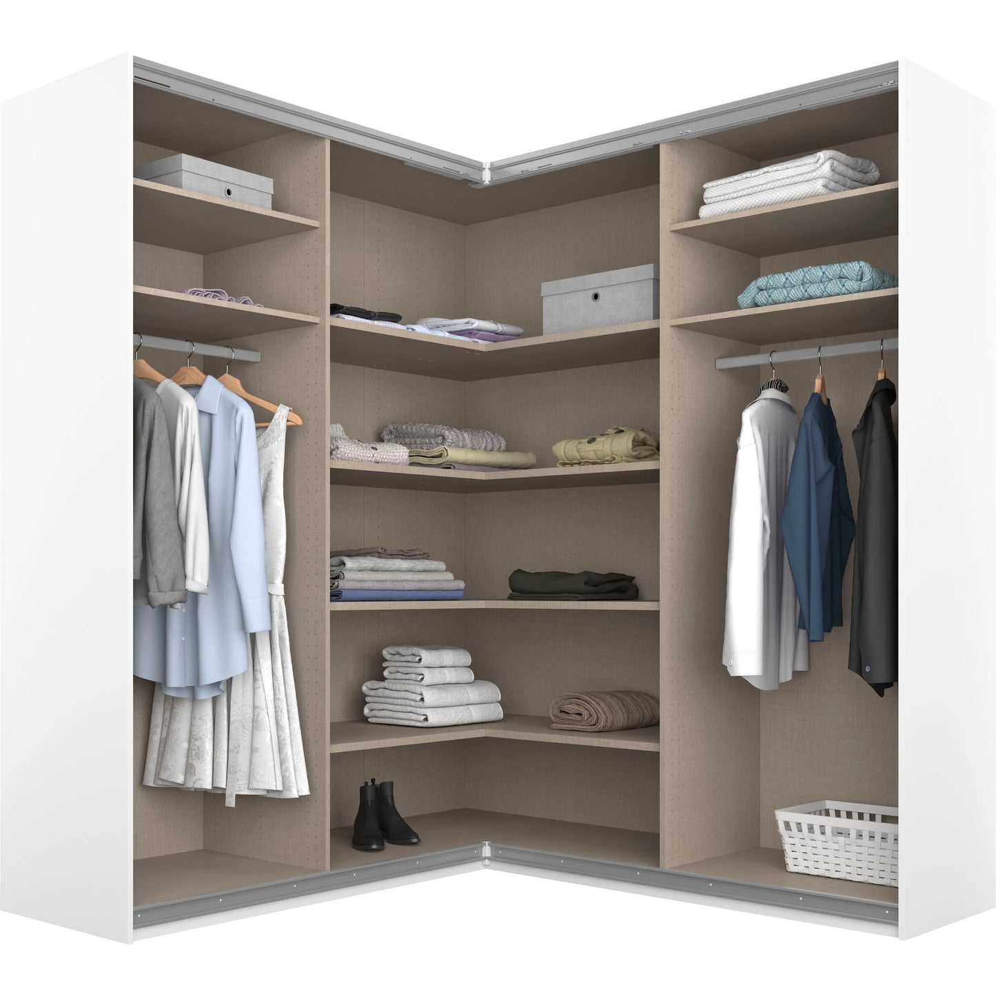 Corner Wardrobe with sliding doors Lima corner
