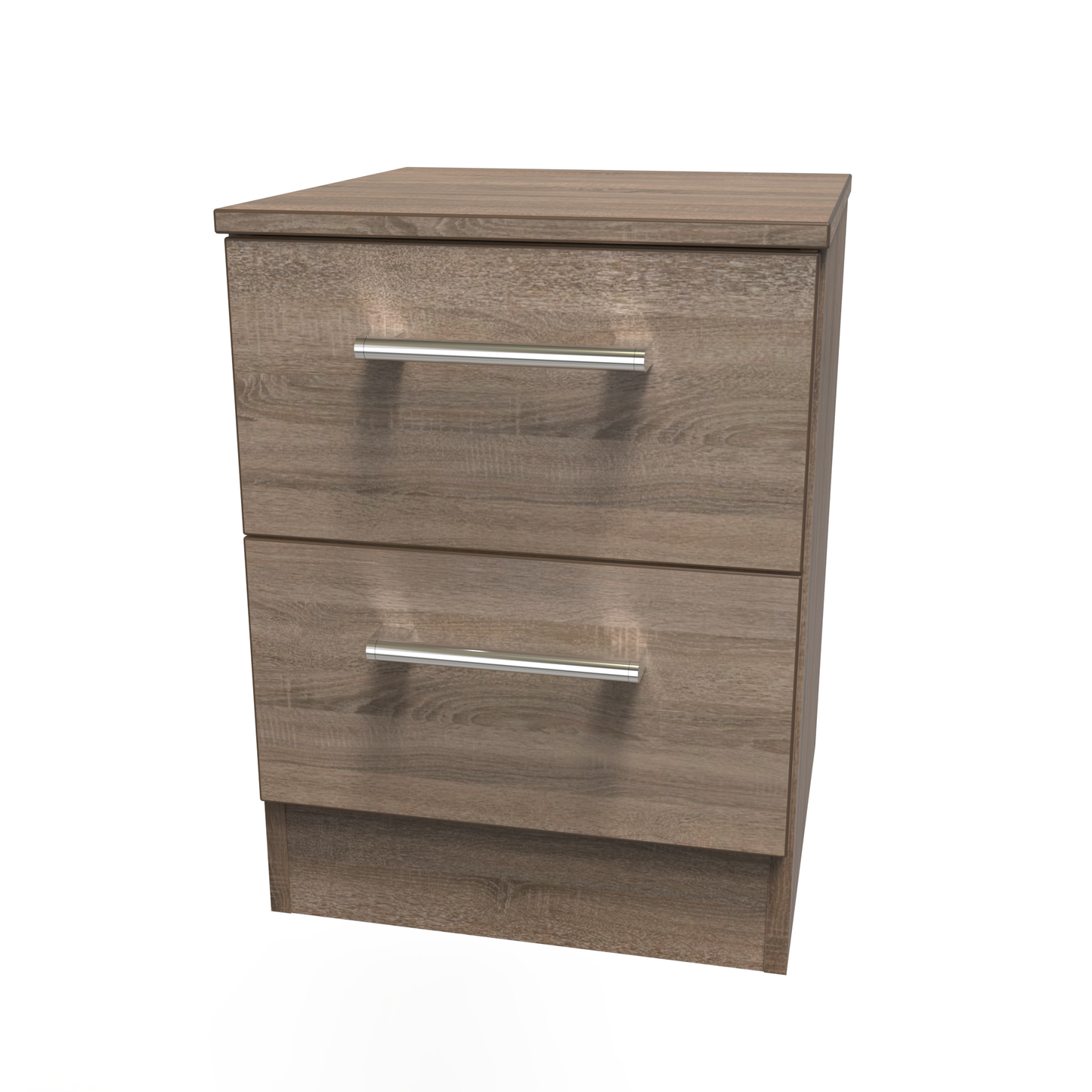 Devon 2 Drawer Bedside Cabinet