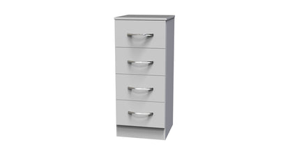 Avon 4 Drawer Bedside Cabinet