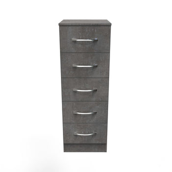 Avon 5 Drawer Bedside Cabinet