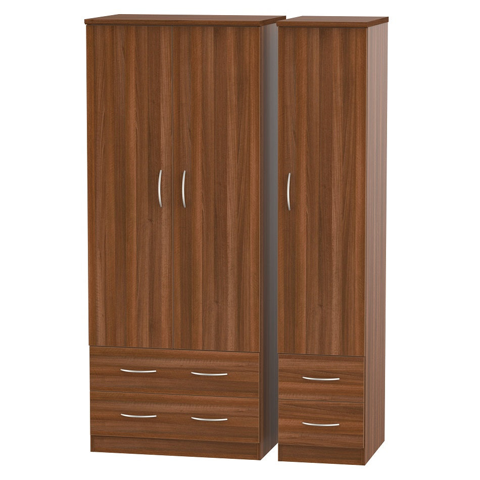 Avon Triple 2 Drawer + Drawer Wardrobe