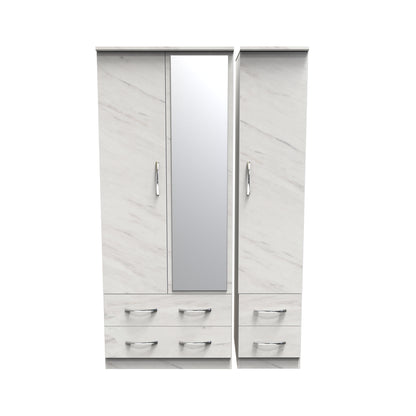 Avon Triple 2 Drawer + Drawer Wardrobe with Mirror