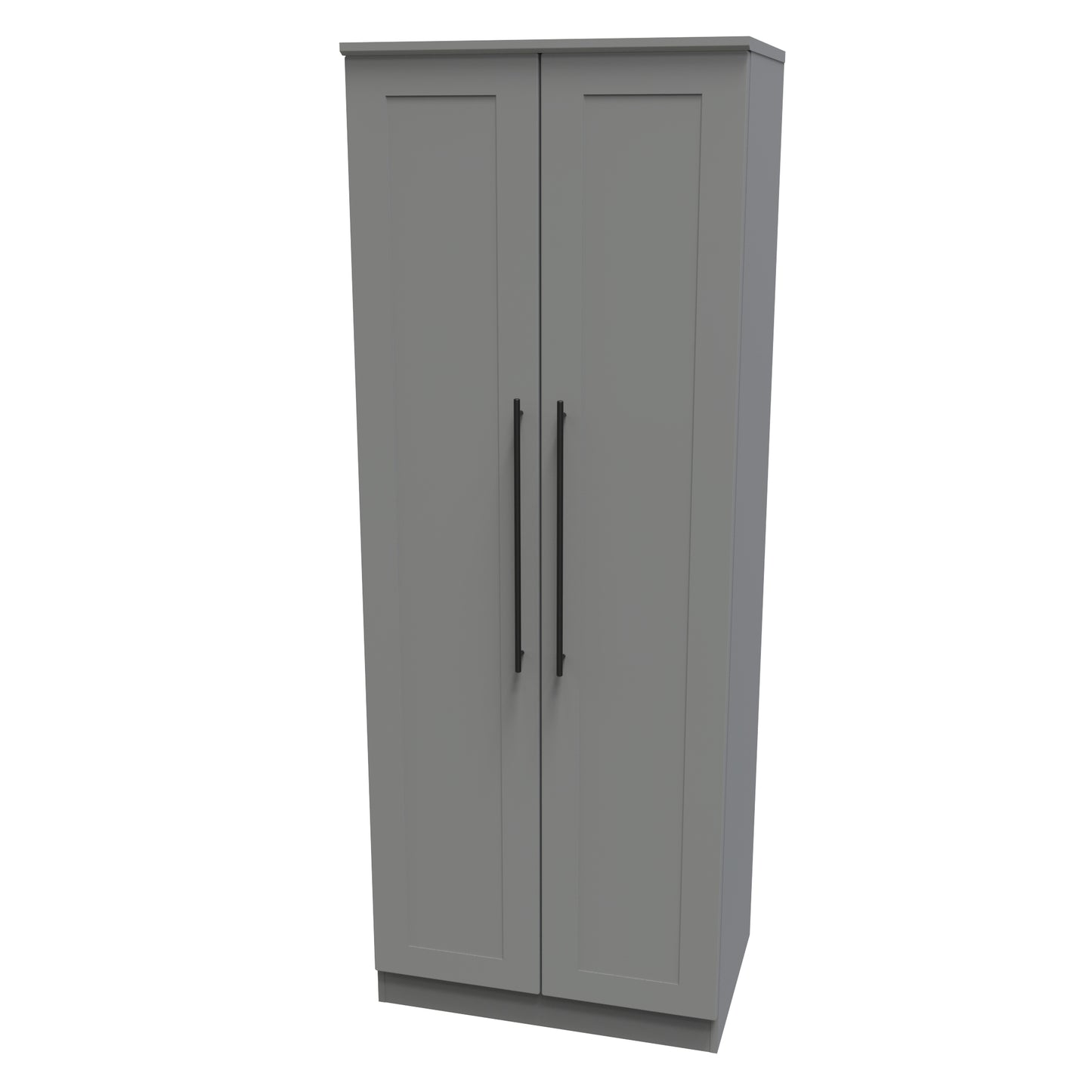 Beverley Tall Plain Wardrobe in Dusk Grey