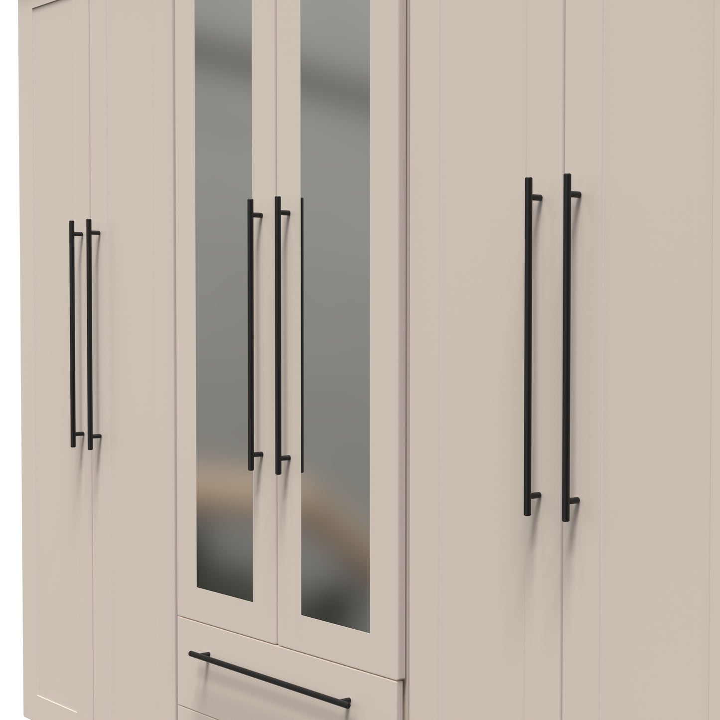 Beverley Tall 6 Door Wardrobe in Kashmir Matt