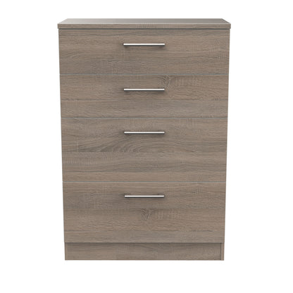 Devon 4 Drawer Deep Chest Fully Assembled