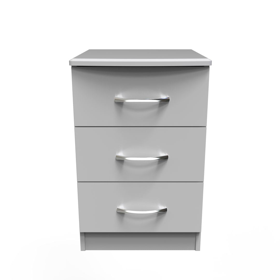 Eve 3 Drawer Bedside Cabinet