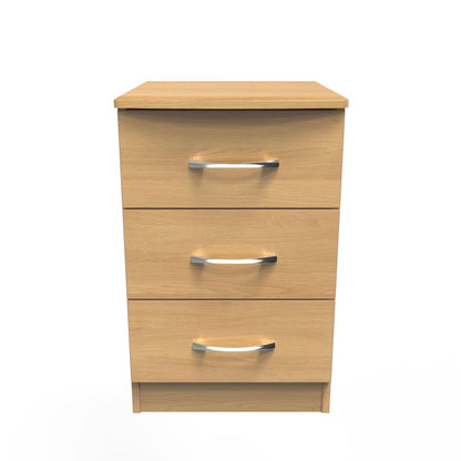 Eve 3 Drawer Bedside Cabinet