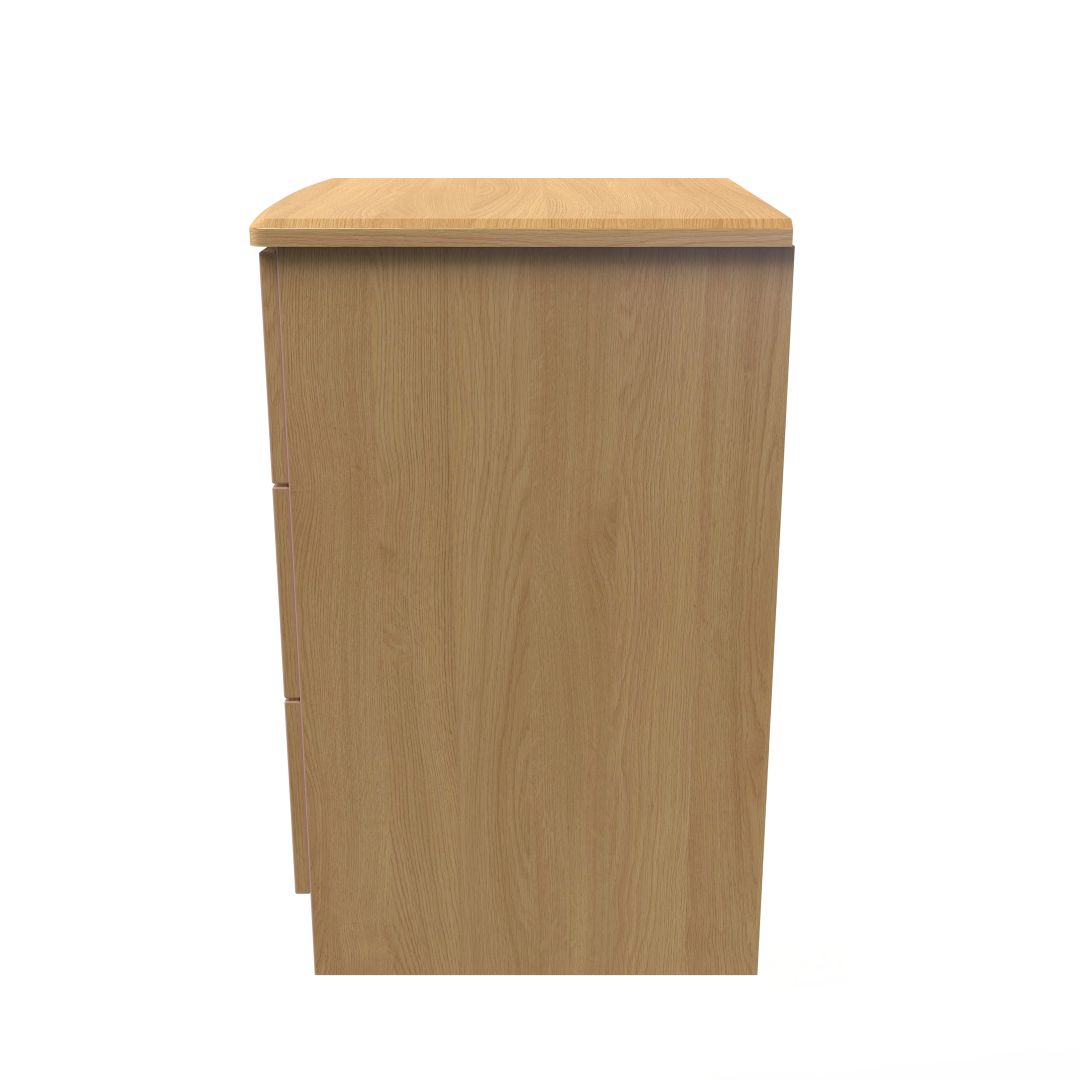 Eve 3 Drawer Bedside Cabinet