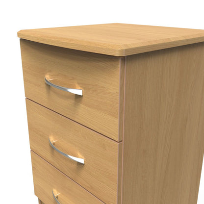 Eve 3 Drawer Bedside Cabinet