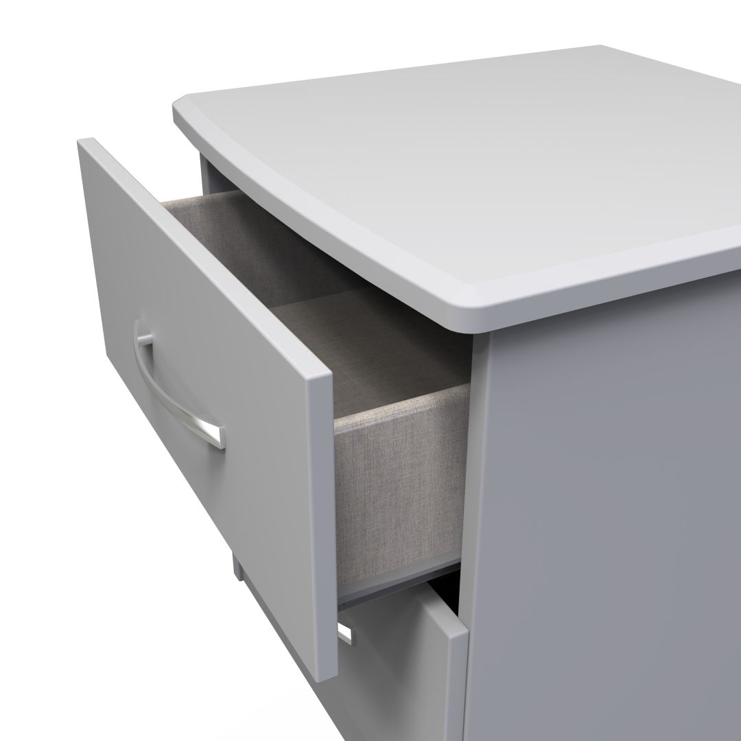 Eve 2 Drawer Bedside Cabinet