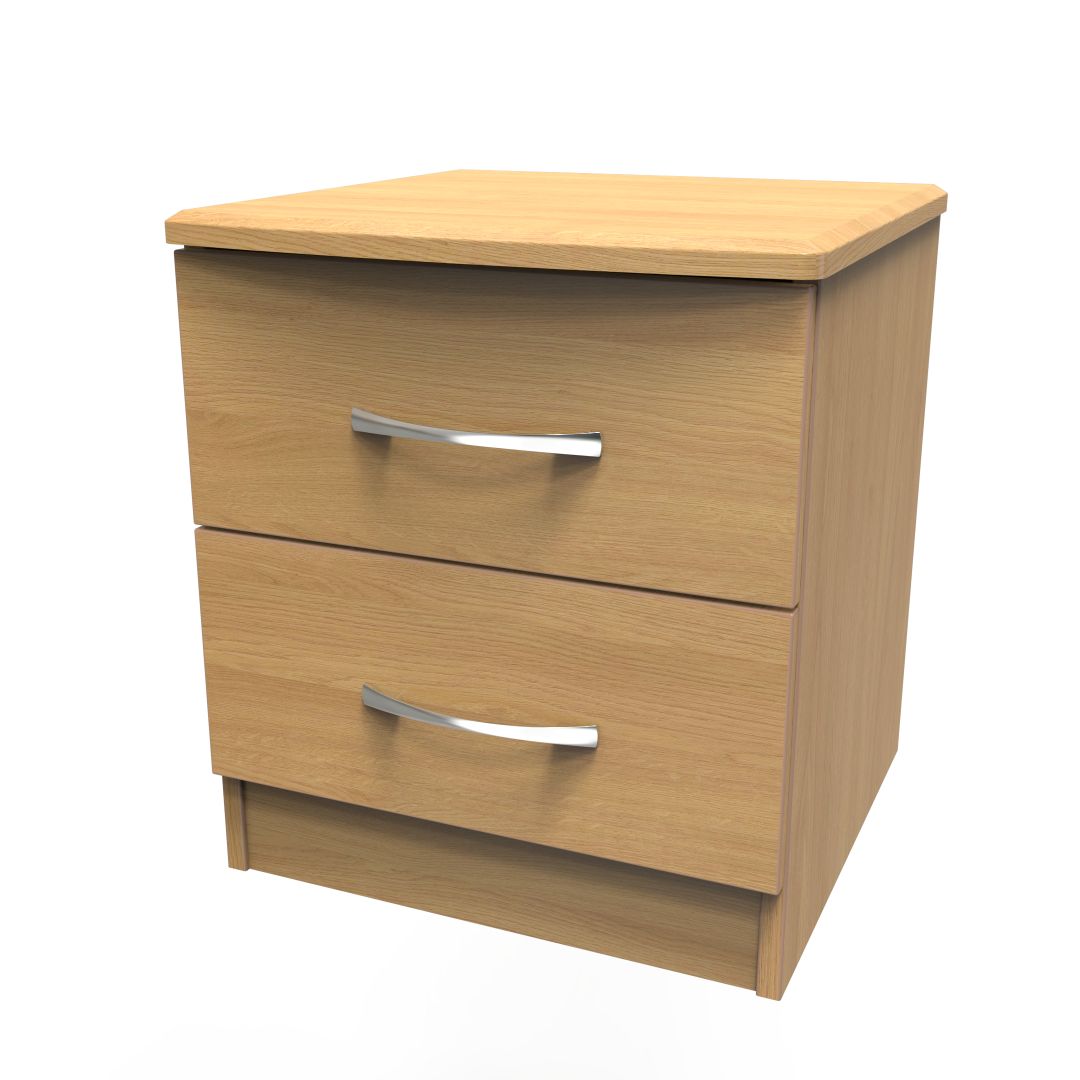 Eve 2 Drawer Bedside Cabinet
