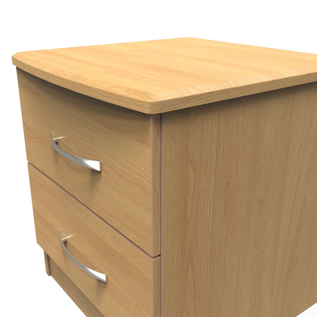 Eve 2 Drawer Bedside Cabinet