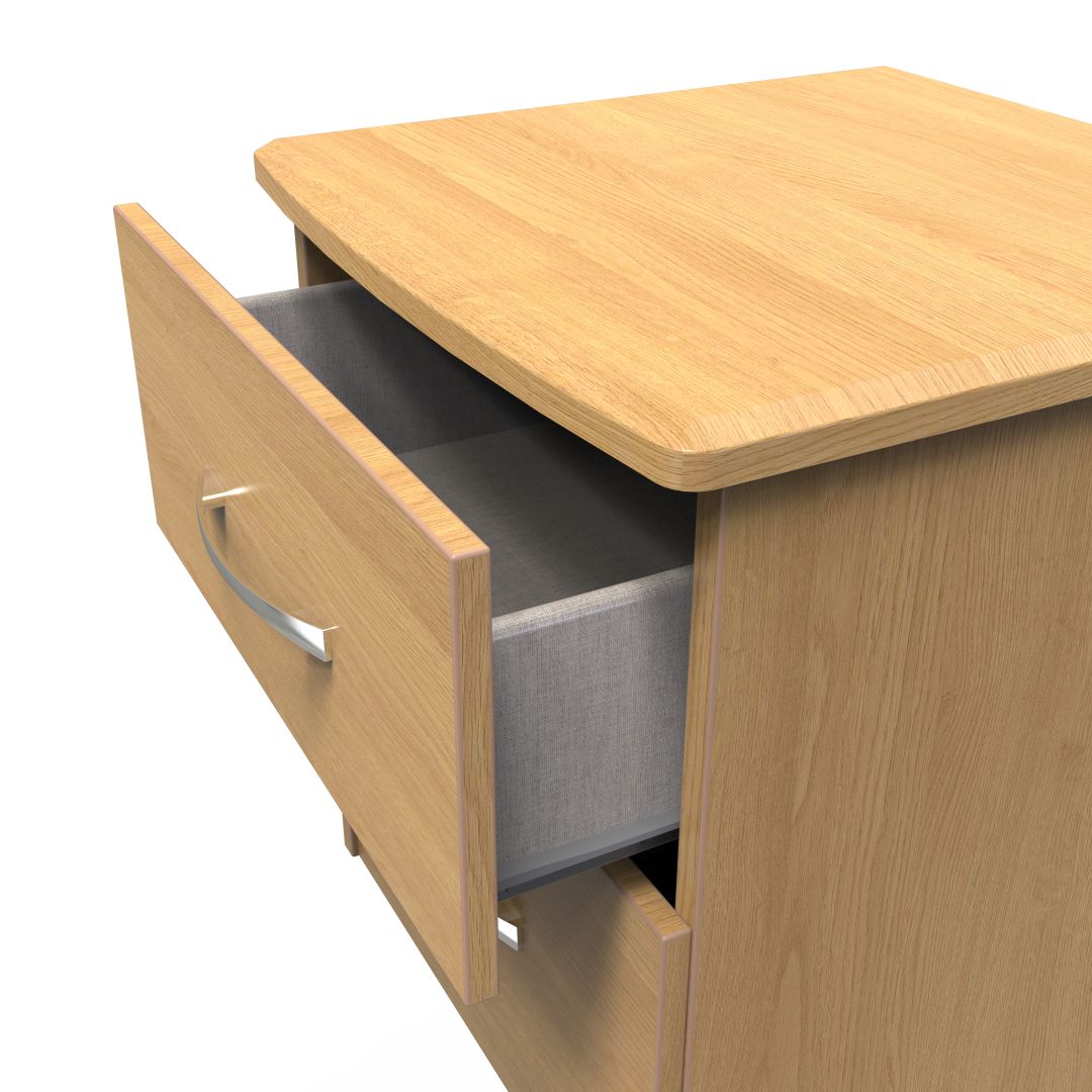 Eve 2 Drawer Bedside Cabinet