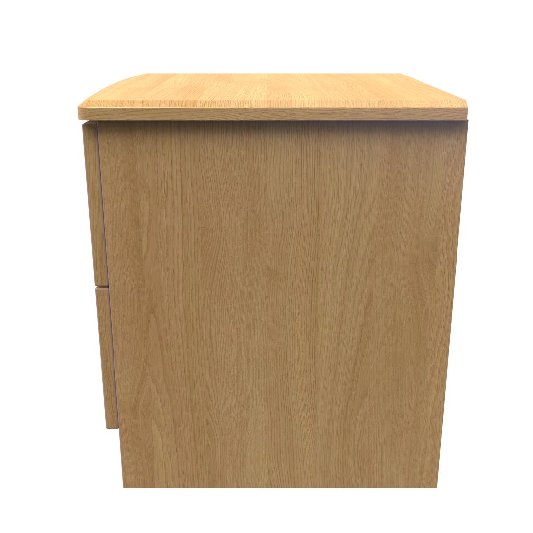 Eve 2 Drawer Bedside Cabinet with Lock