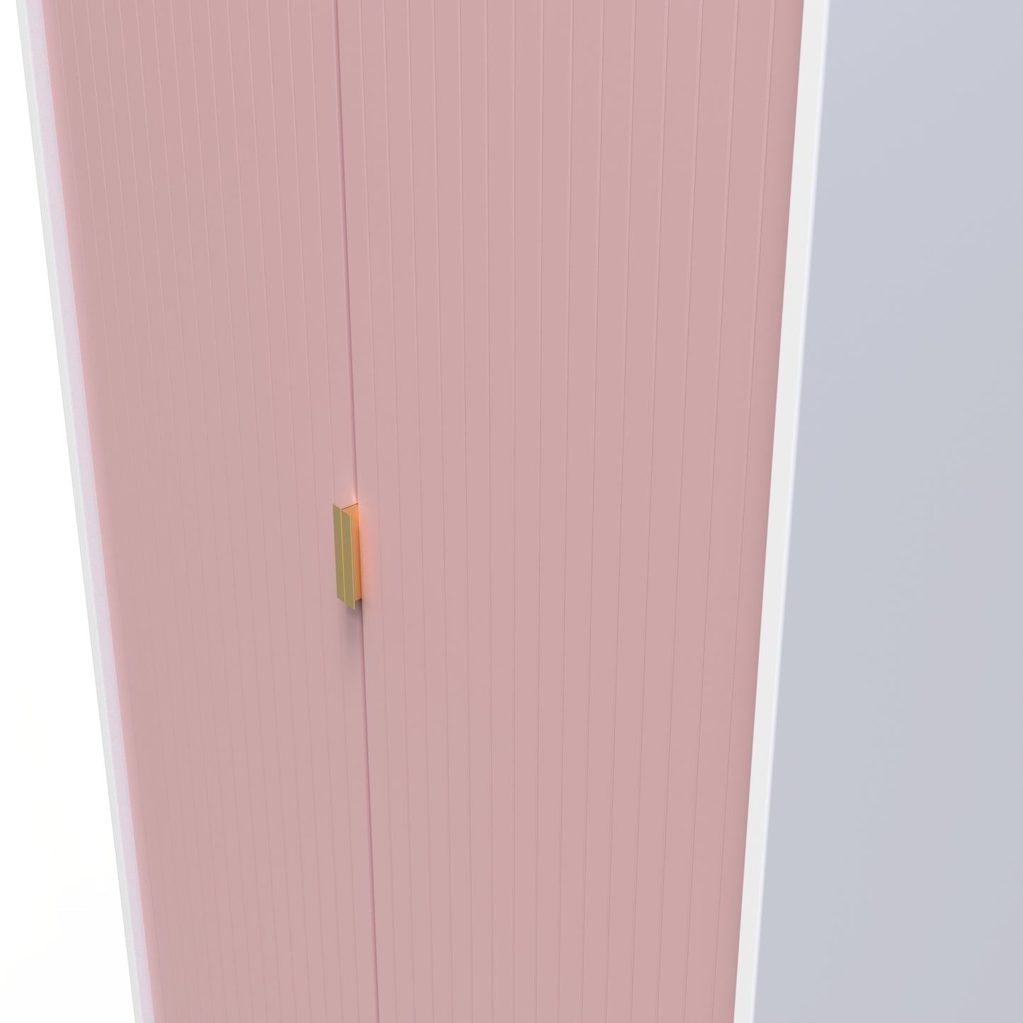 Linear Tall Plain 2 door Wardrobe Mixed colour