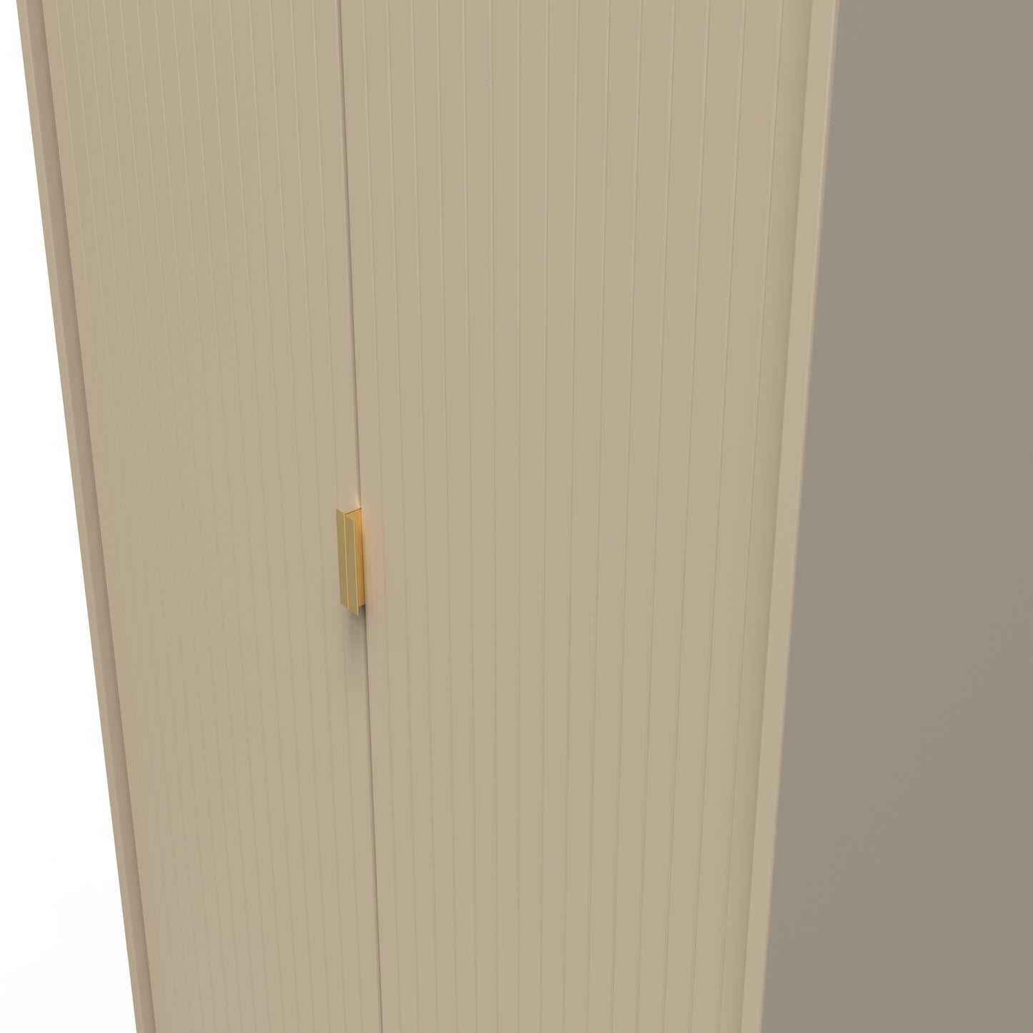 Linear Tall Plain 2 door Wardrobe Single Colour