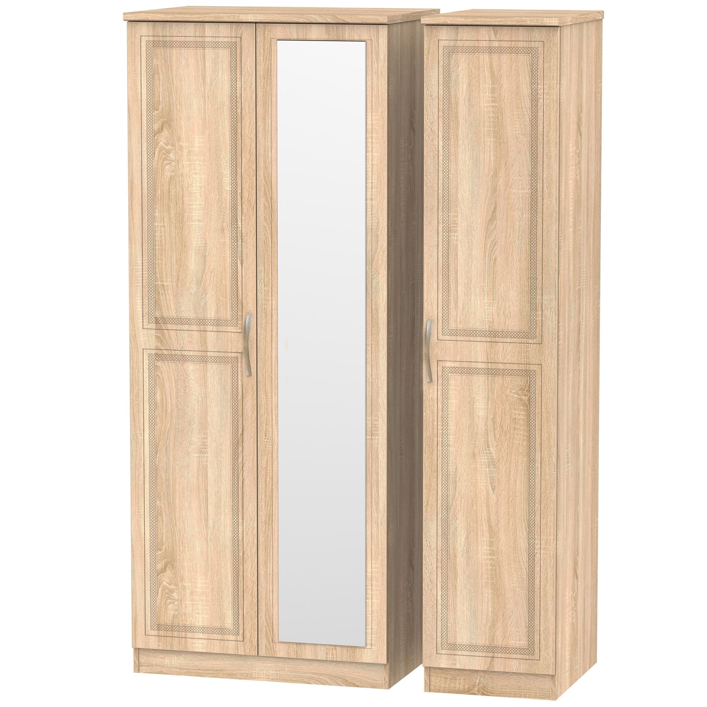 Dorset Triple Mirrored Wardrobe