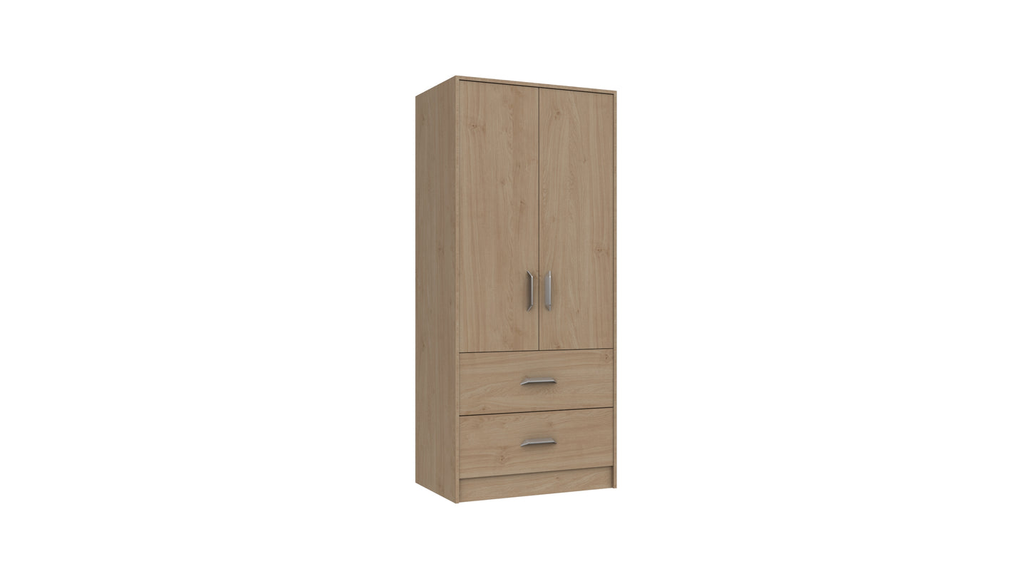 Marlow 2 Drawer Combi Wardrobe