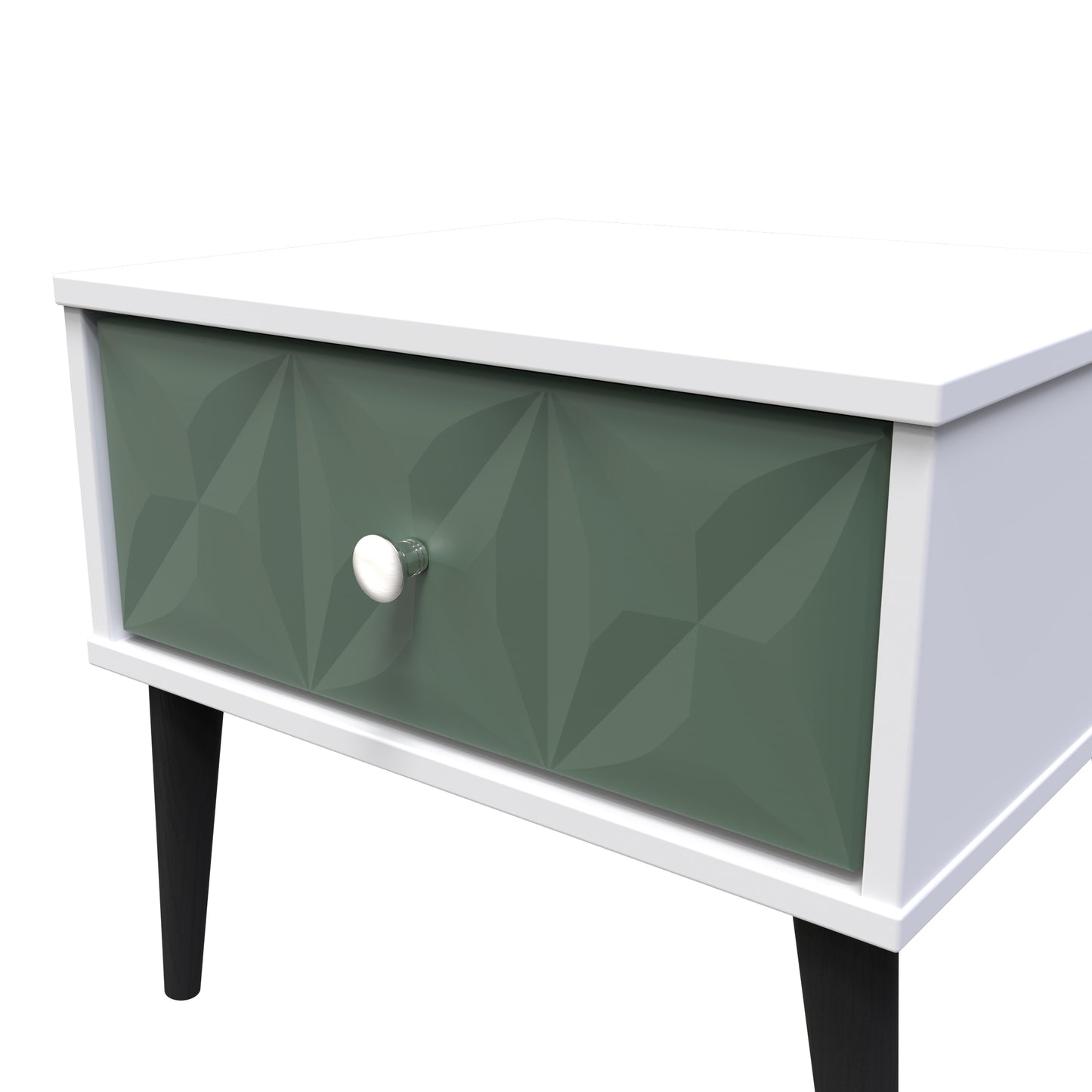 Pixel 1 Drawer Bedside Cabinet  with Legs