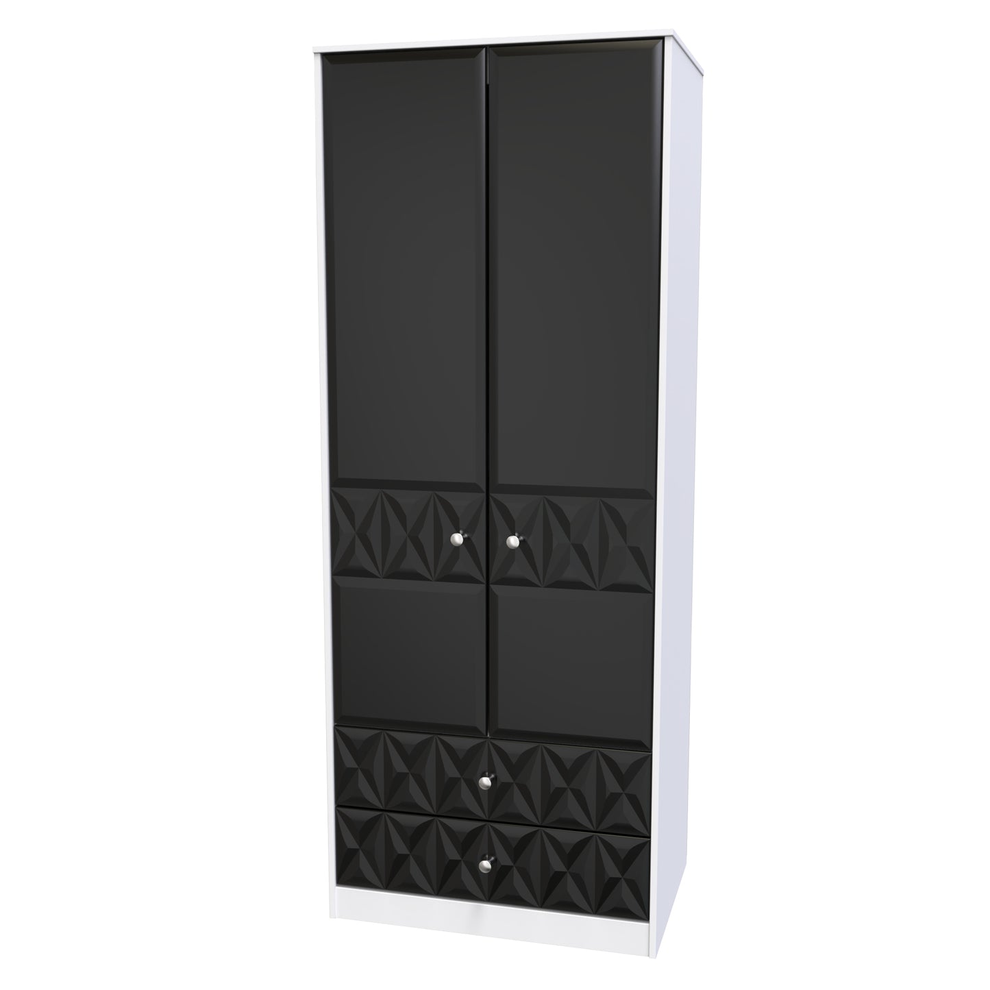 Pixel Tall 2 door 2 Drawer Wardrobe