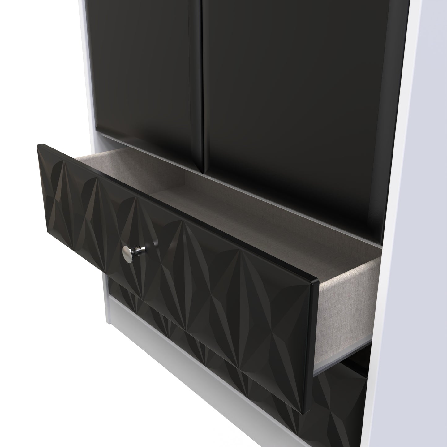 Pixel Tall 2 door 2 Drawer Wardrobe