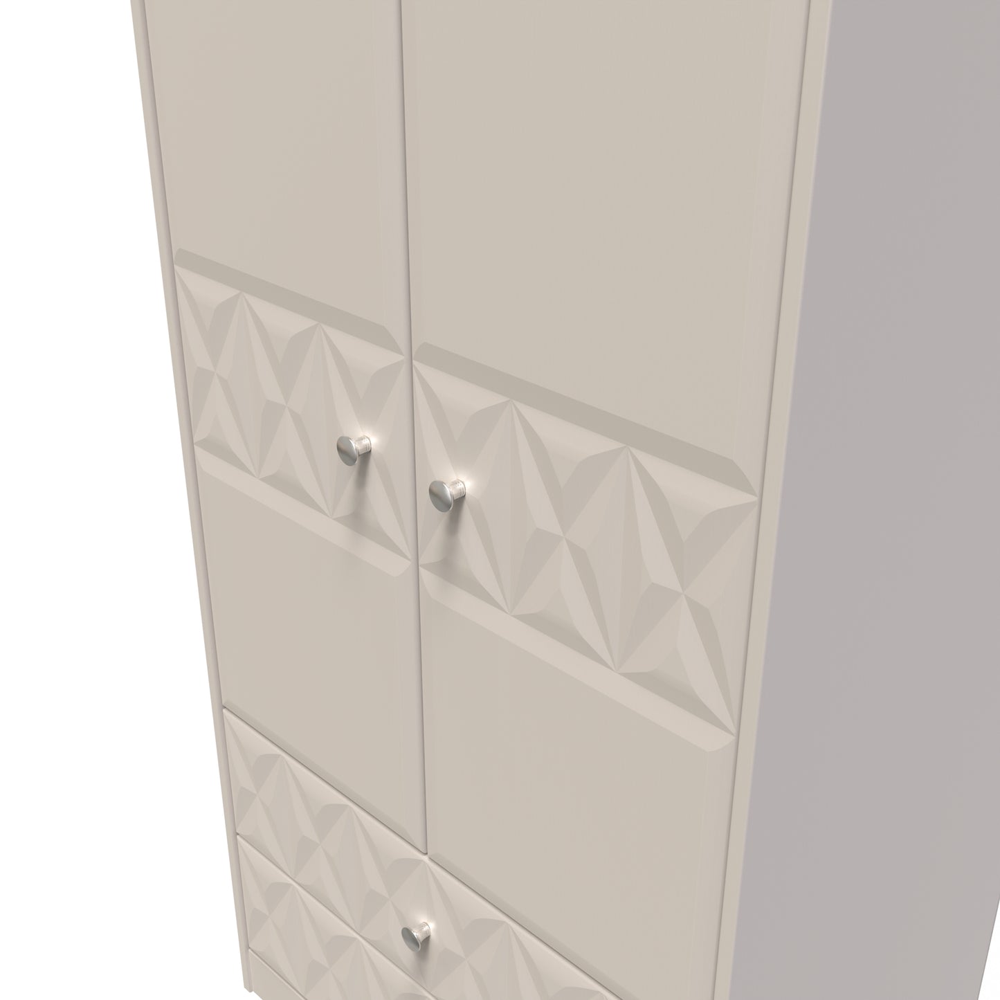 Pixel Tall 2 door 2 Drawer Wardrobe