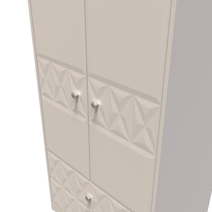 Pixel Tall 2 door 2 Drawer Wardrobe