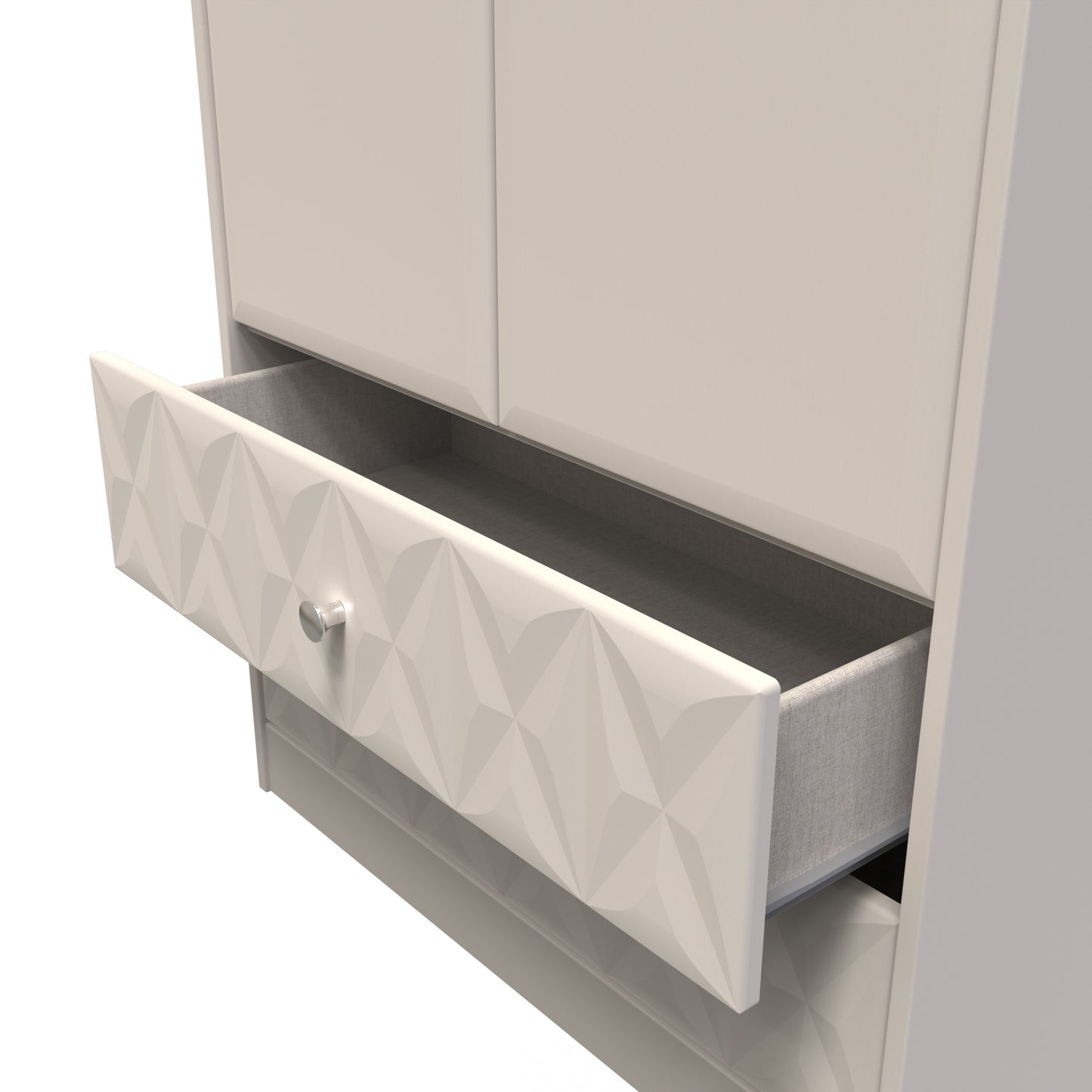 Pixel Tall 2 door 2 Drawer Wardrobe