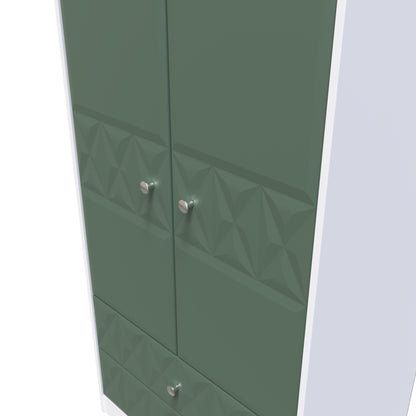 Pixel Tall 2 door 2 Drawer Wardrobe