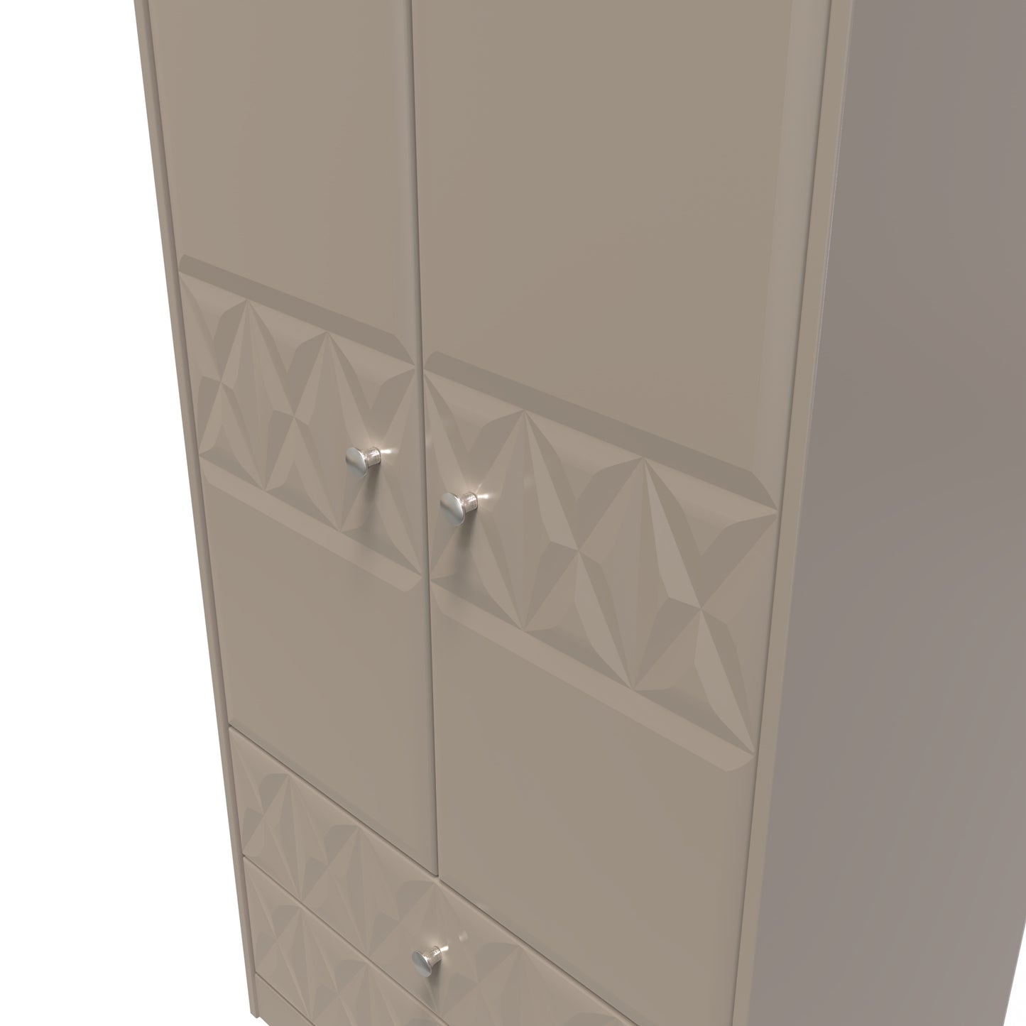 Pixel Tall 2 door 2 Drawer Wardrobe