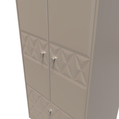 Pixel Tall 2 door 2 Drawer Wardrobe