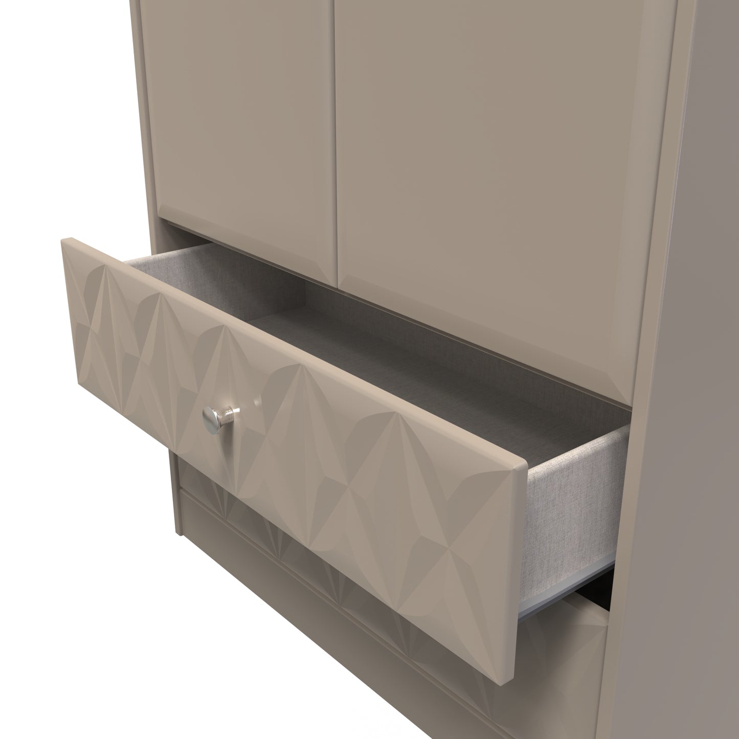 Pixel Tall 2 door 2 Drawer Wardrobe
