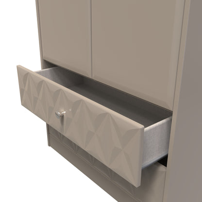 Pixel Tall 2 door 2 Drawer Wardrobe
