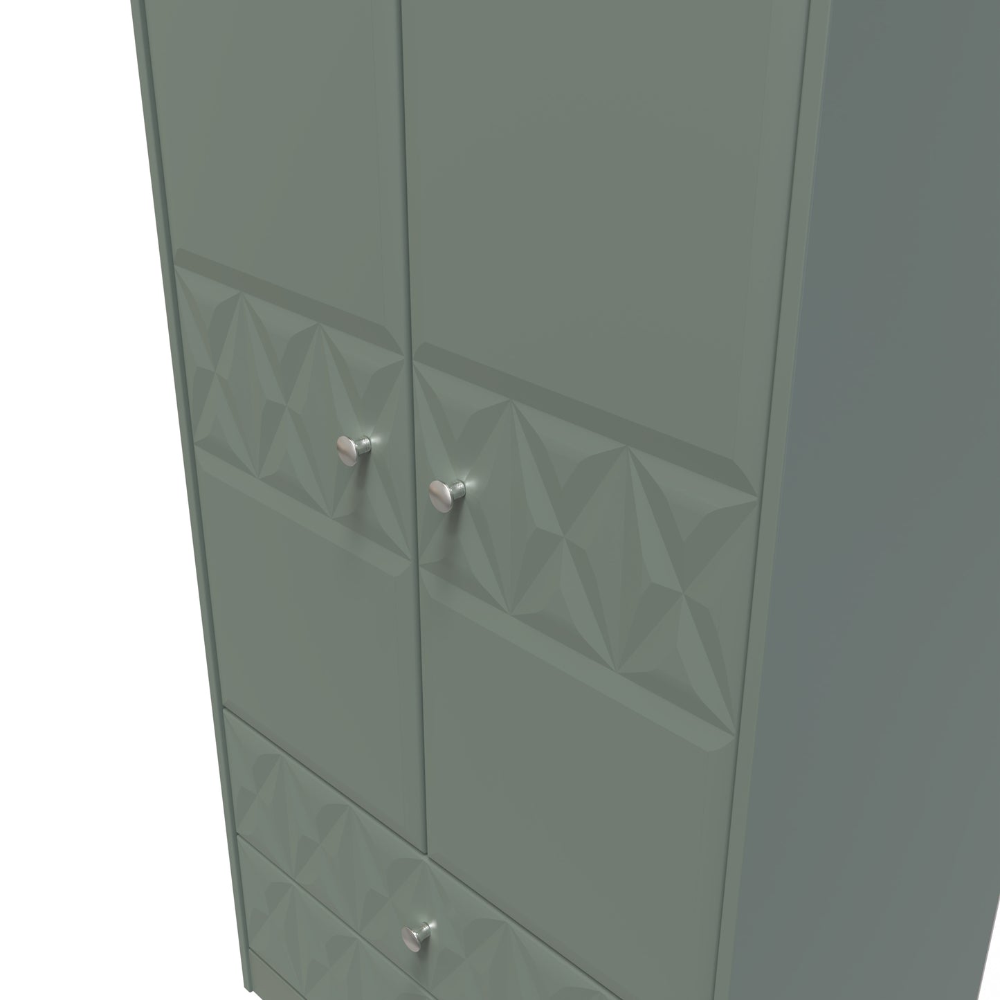 Pixel Tall 2 door 2 Drawer Wardrobe