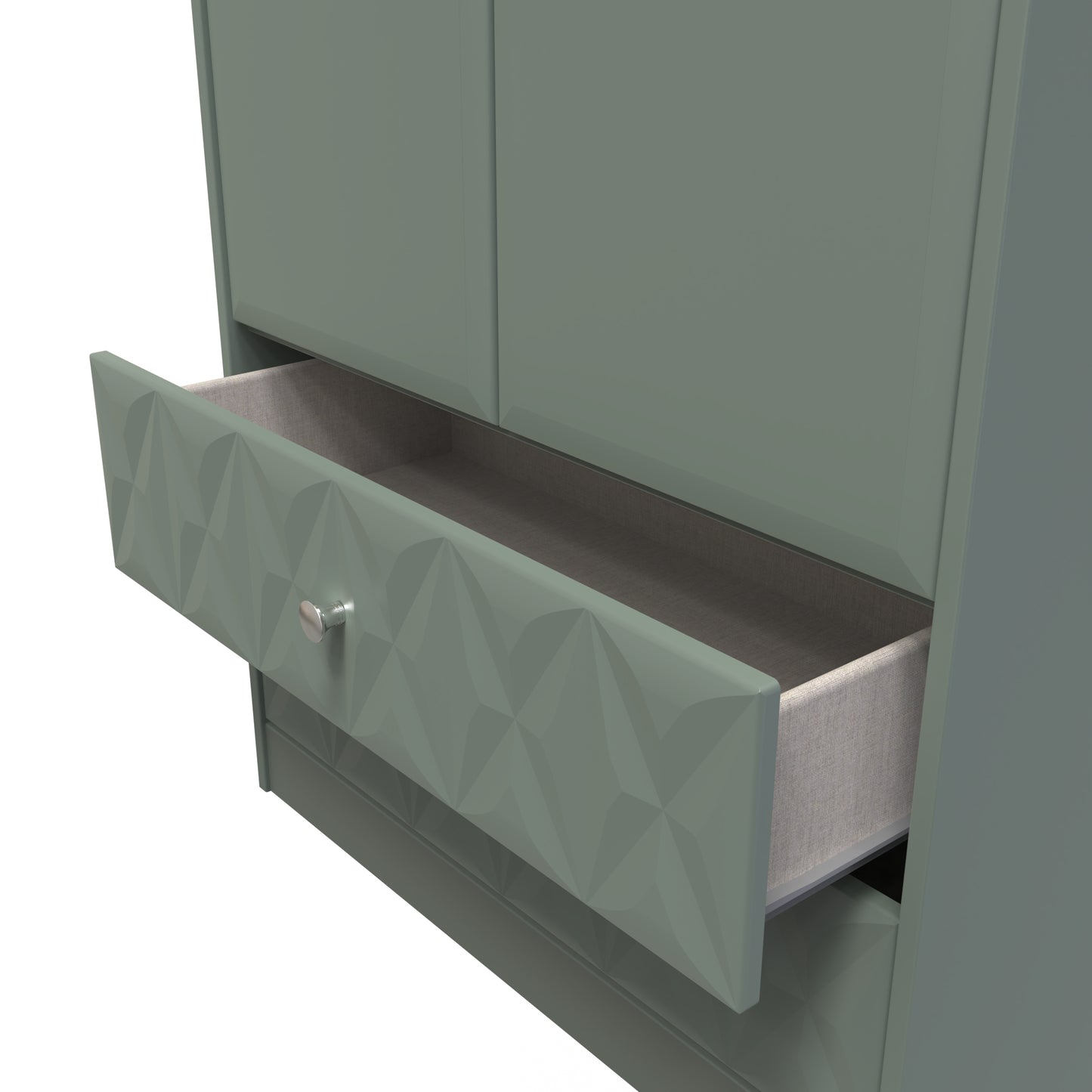 Pixel Tall 2 door 2 Drawer Wardrobe