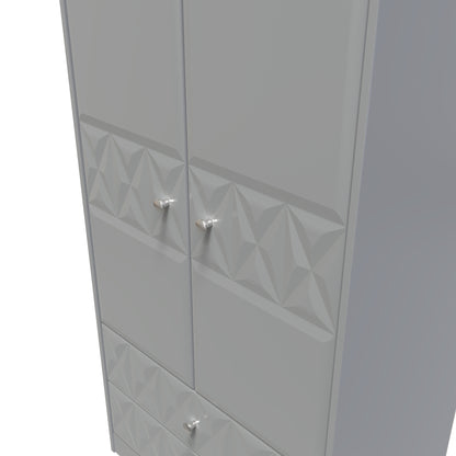 Pixel Tall 2 door 2 Drawer Wardrobe