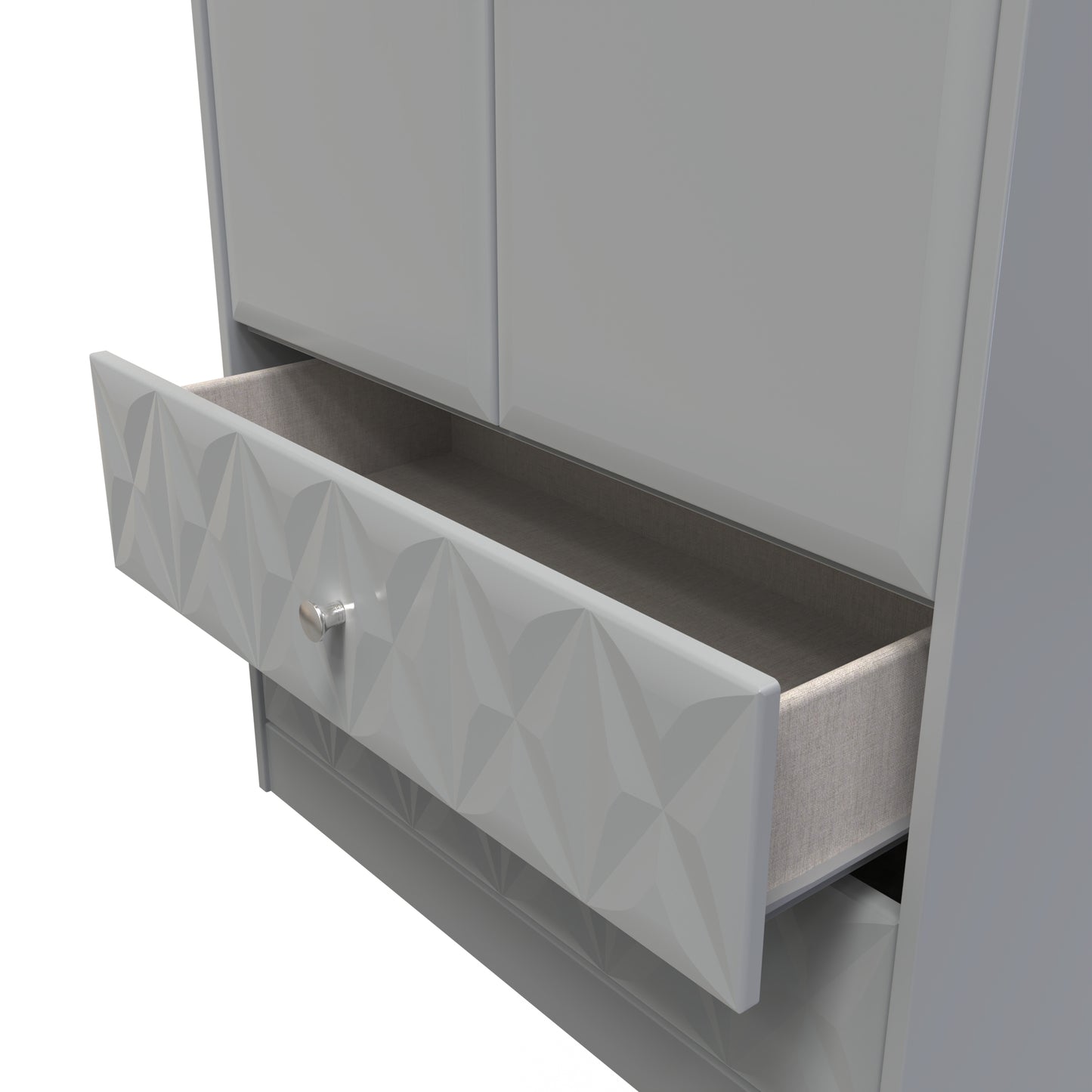 Pixel Tall 2 door 2 Drawer Wardrobe