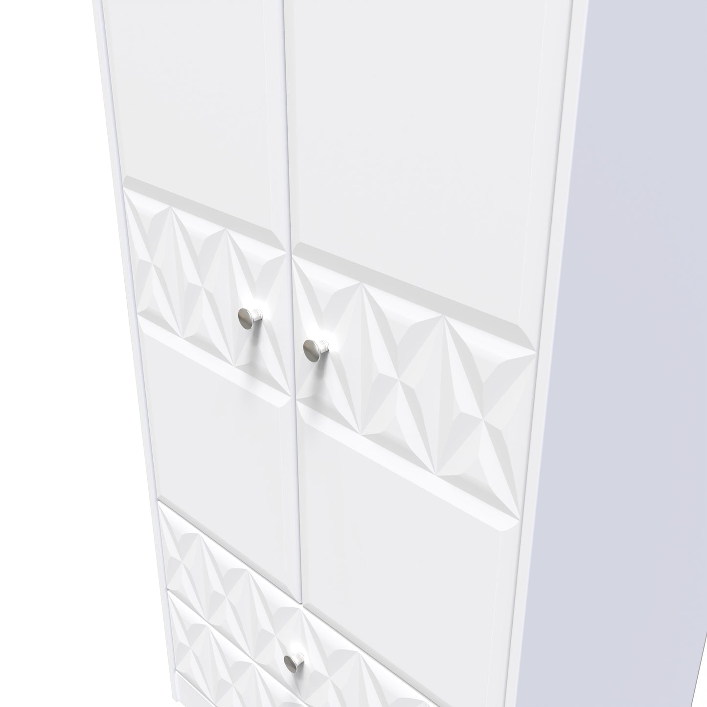 Pixel Tall 2 door 2 Drawer Wardrobe