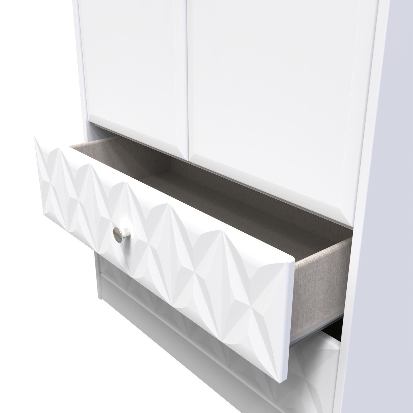 Pixel Tall 2 door 2 Drawer Wardrobe